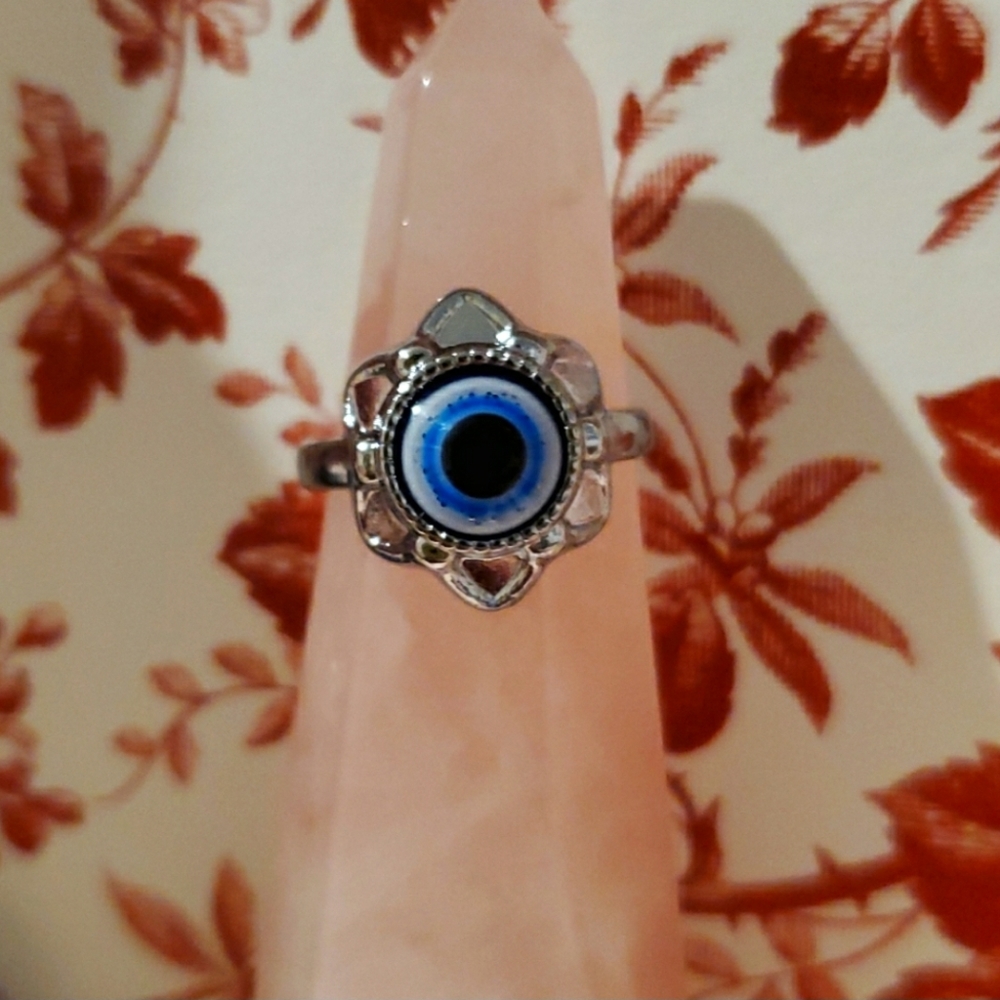 Evil eye ring